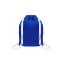 MOCHILA ENCARRUJADA CAMBRELA AZUL/CORDON BLANCO 40CMX34