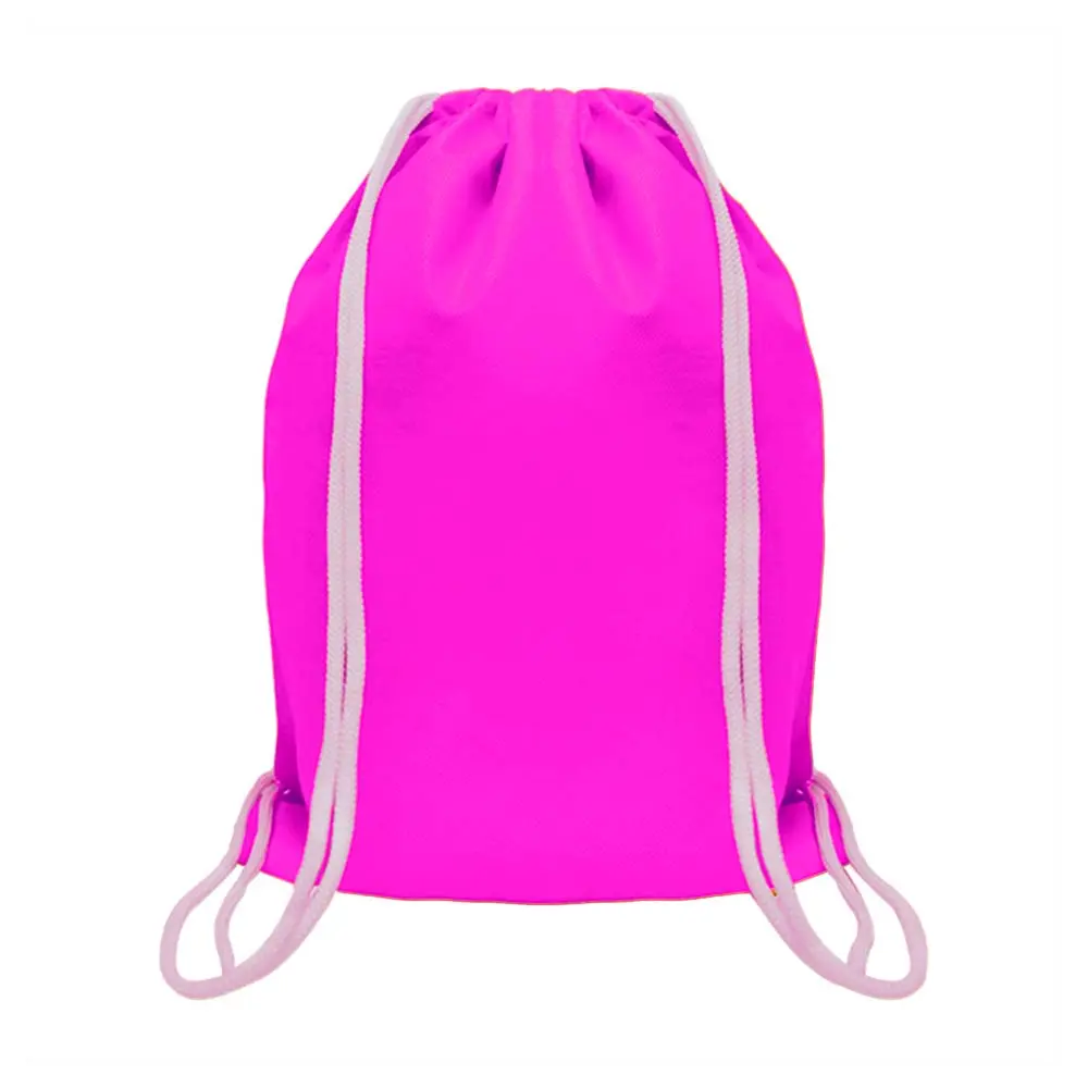 MOCHILA ENCARRUJADA CAMBRELA FUCSIA/CORDON BLANCO 40CMX32CM
