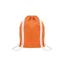 MOCHILA ENCARRUJADA CAMBRELA NARANJA/CORDON BLANCO 40CMX32