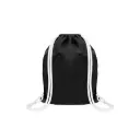 MOCHILA ENCARRUJADA CAMBRELA NEGRO/CORDON BLANCO 40CMX32CM