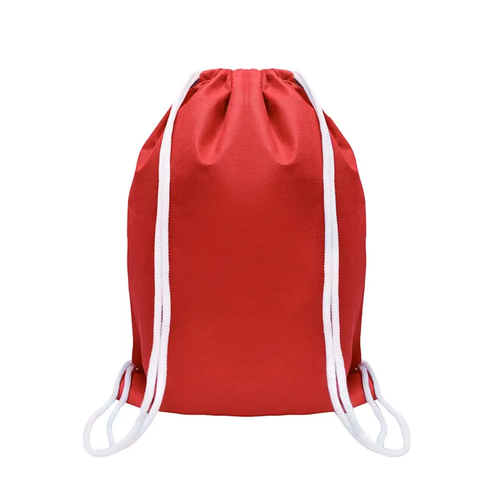 MOCHILA ENCARRUJADA CAMBRELA ROJO/CORDON BLANCO 40CMX32CM