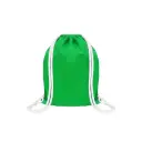 MOCHILA ENCARRUJADA CAMBRELA VERDE CLARO/CORDON BLANCO 40CMX32