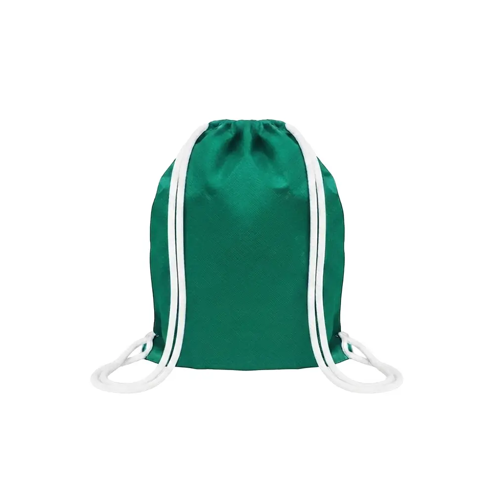 MOCHILA ENCARRUJADA CAMBRELA VERDE/ CORDON BLANCO 40CMX32CM
