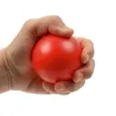 PELOTA ANTIESTRESS FLUFFY ROJO (individual)