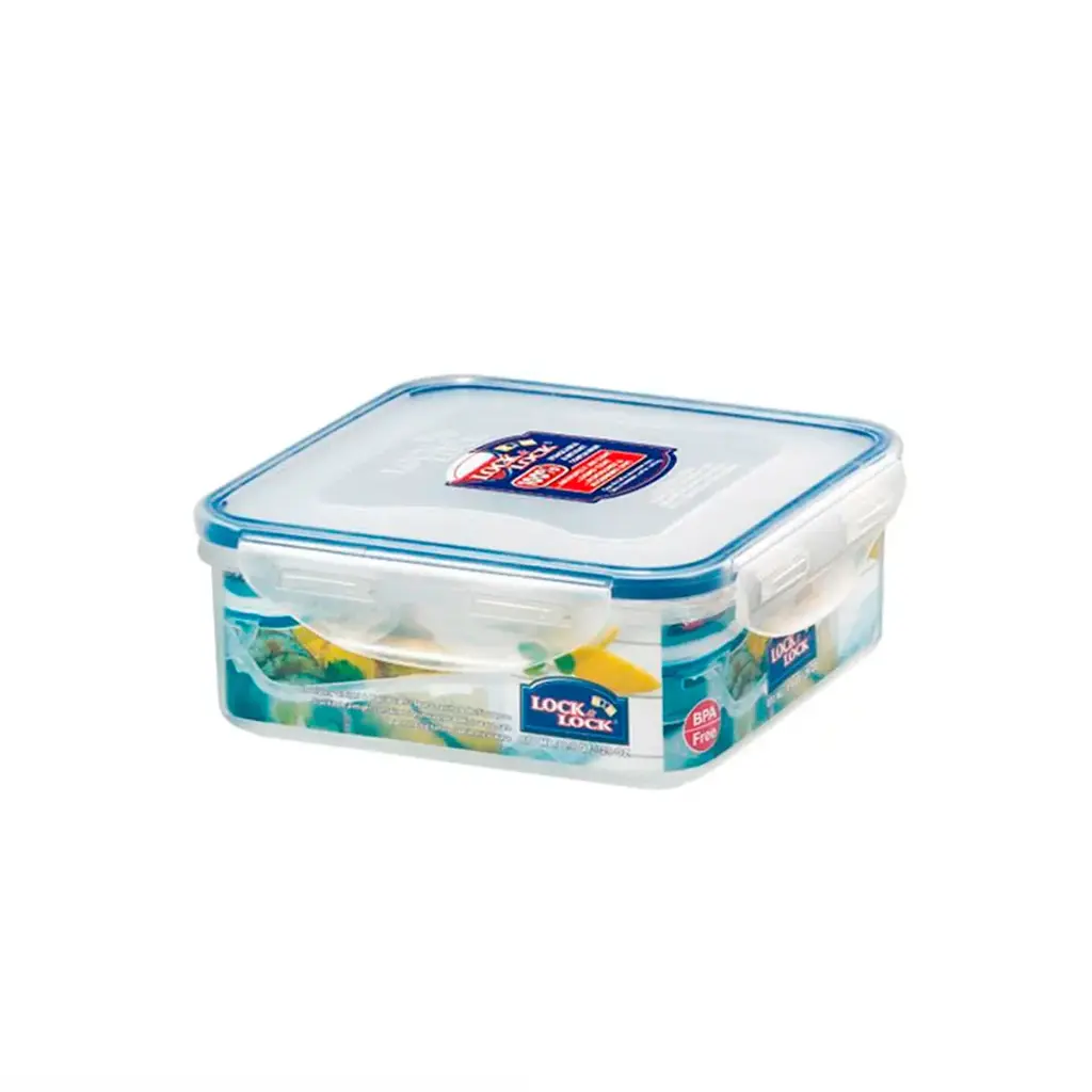 RECIPIENTE PLASTICO CUADRADO HERMETICO 