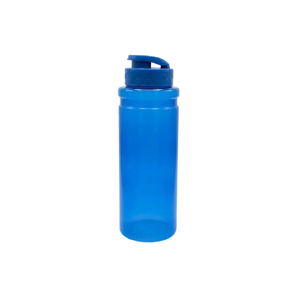 TOMATODO CILINDRO PVC AZUL TRASLUCIDO 750 ML