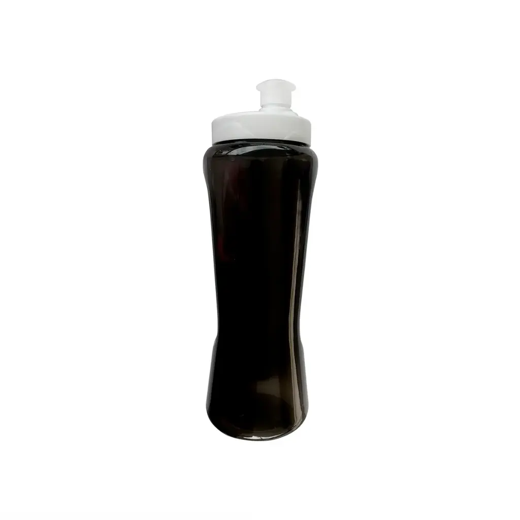TOMATODO CURVE NEGRO TRASLUCIDO 560ML PVC