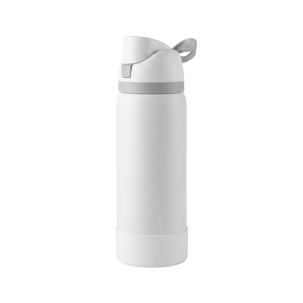TERMO TIPO OWALA CON BASE RUBBER COLOR BLANCO