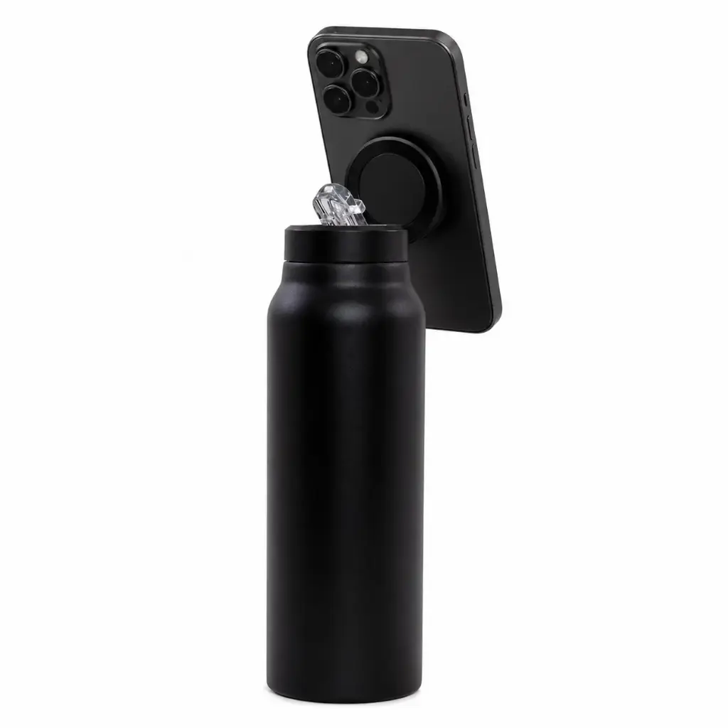 TERMO CON SOPORTE MAGNETICO PARA CELULAR 720 ML