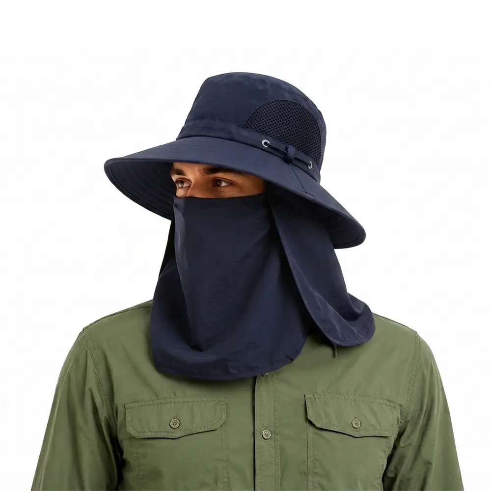 SOMBRERO SAFARI IMPORTADO PREMIUM COLOR AZUL