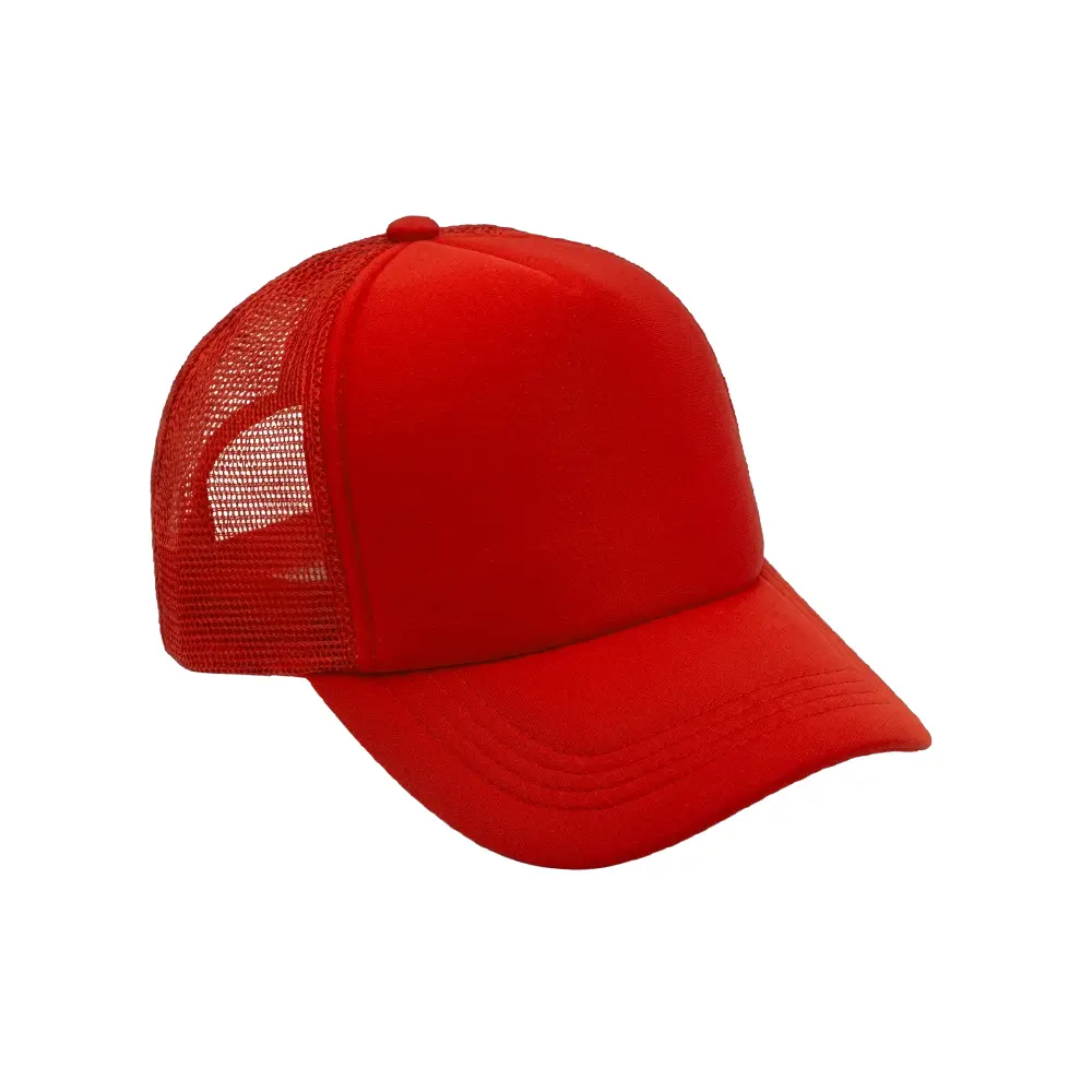 GORRA CAMIONERA PREMIUM ROJO