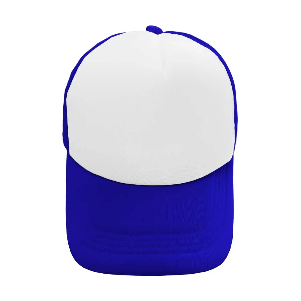 GORRA CAMIONERA DE COLOR AZUL CON BLANCO