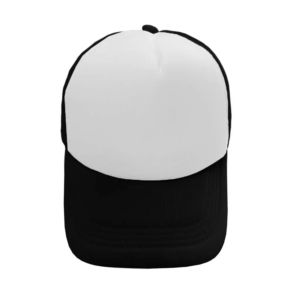 GORRA CAMIONERA PREMIUM NEGRO CON BLANCO