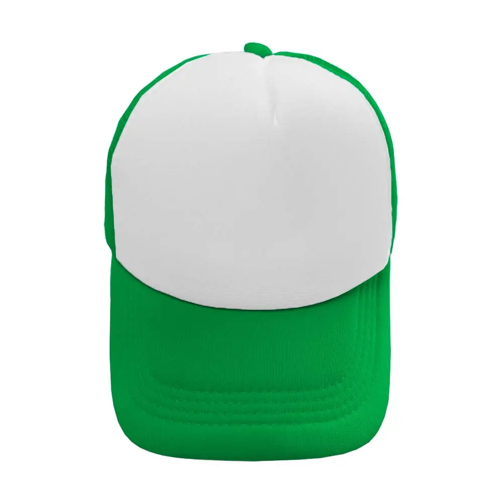 GORRA CAMIONERA DE COLOR VERDE CON BLANCO
