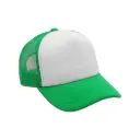 GORRA CAMIONERA PREMIUM VERDE CON BLANCO