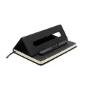 CUADERNO PARIS DE COLOR NEGRO CON SOPORTE PARA CELULAR