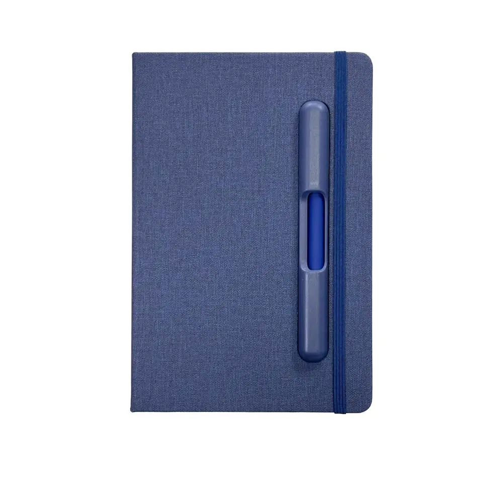 CUADERNO PARIS DE COLOR AZUL CON SOPORTE PARA CELULAR