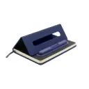 CUADERNO PARIS DE COLOR AZUL CON SOPORTE PARA CELULAR