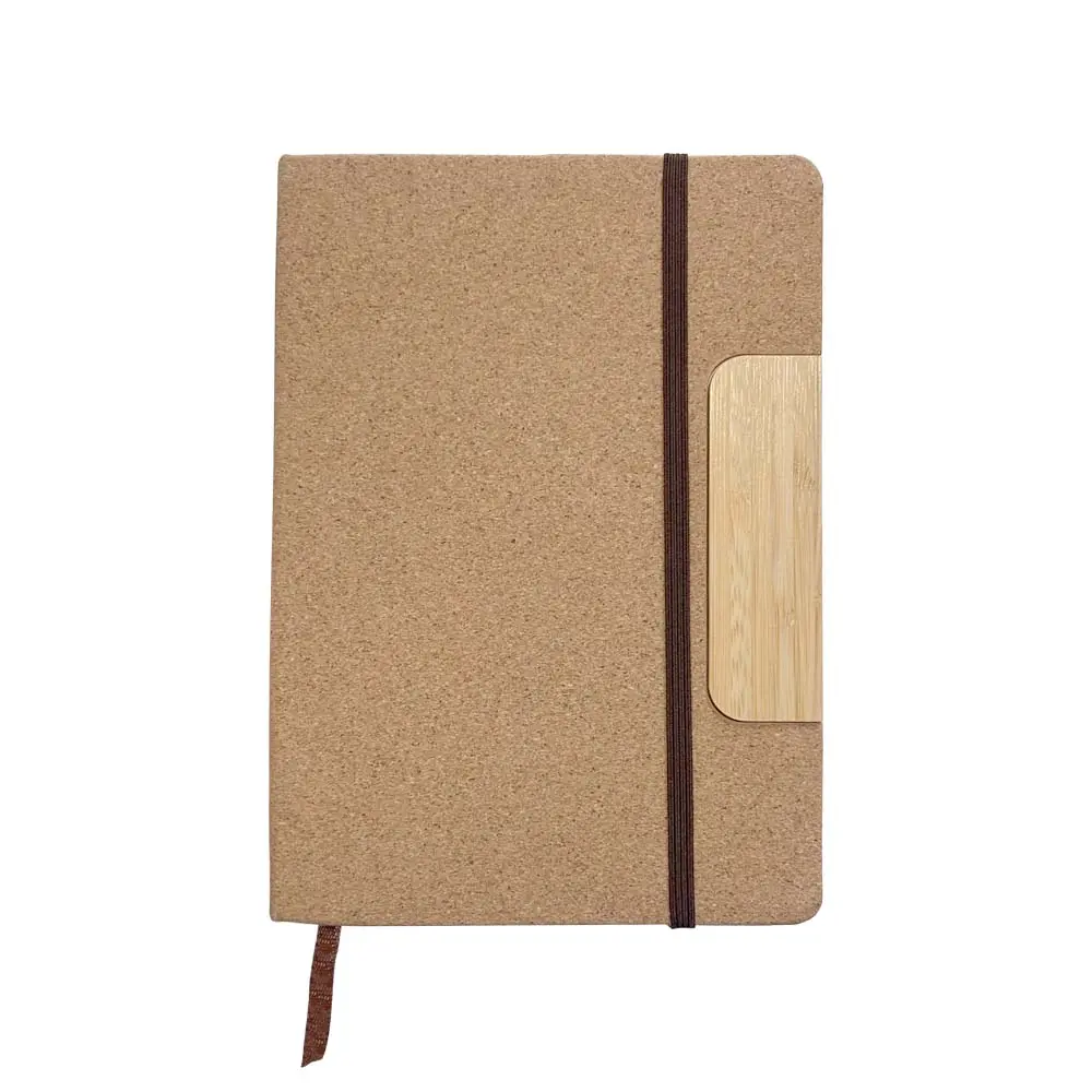 CUADERNO CORCHO CON SOPORTE PARA CELULAR BAMBOO