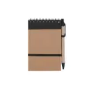 LIBRETA ECOLOGICA HEGA NEGRA CON BOLIGRAFO