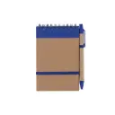 LIBRETA ECOLOGICA HEGA AZUL CON BOLIGRAFO