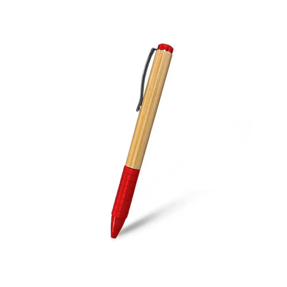 PLUMA BAMBOO GRIP ROJO