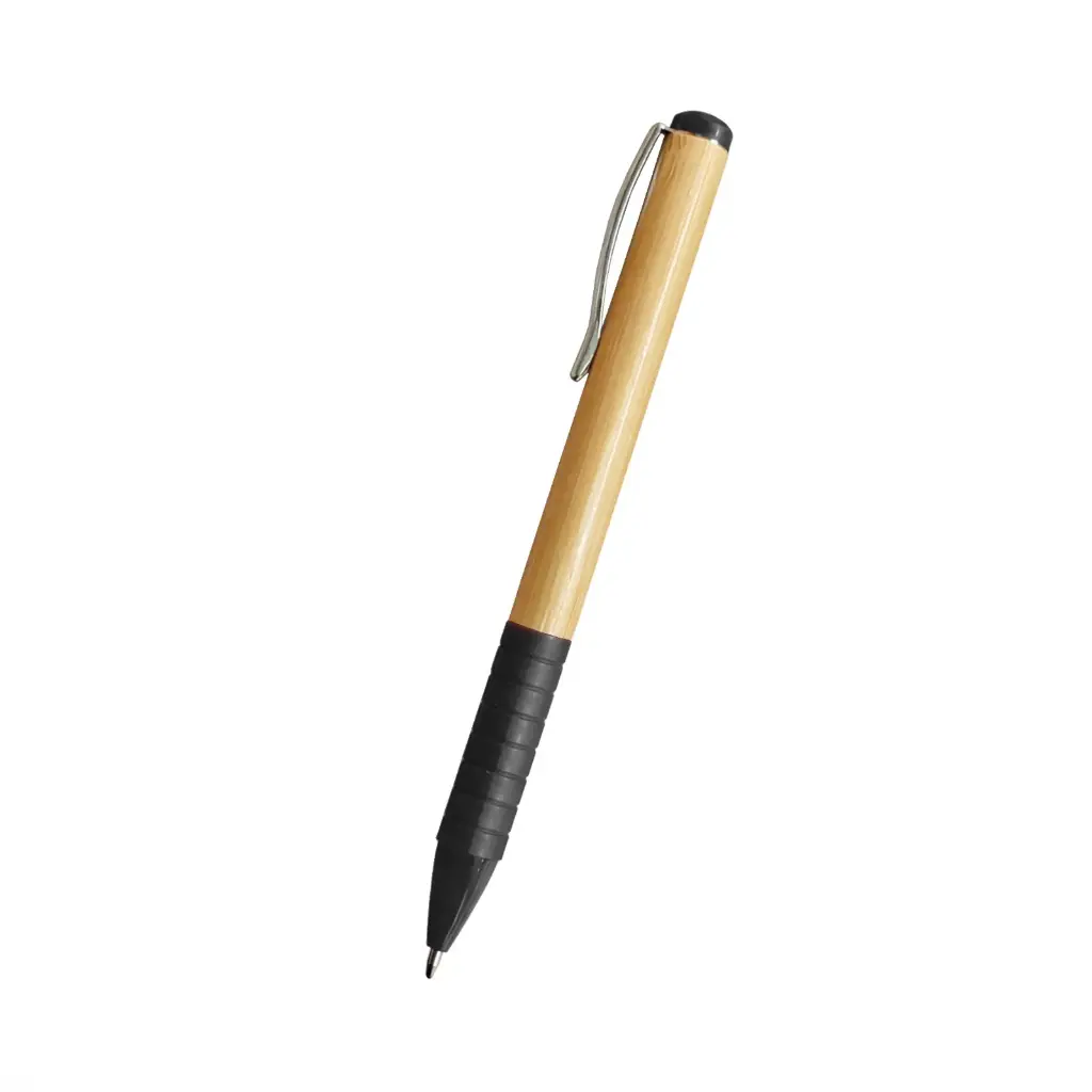 BOLIGRAFO BAMBOO GRIP NEGRO
