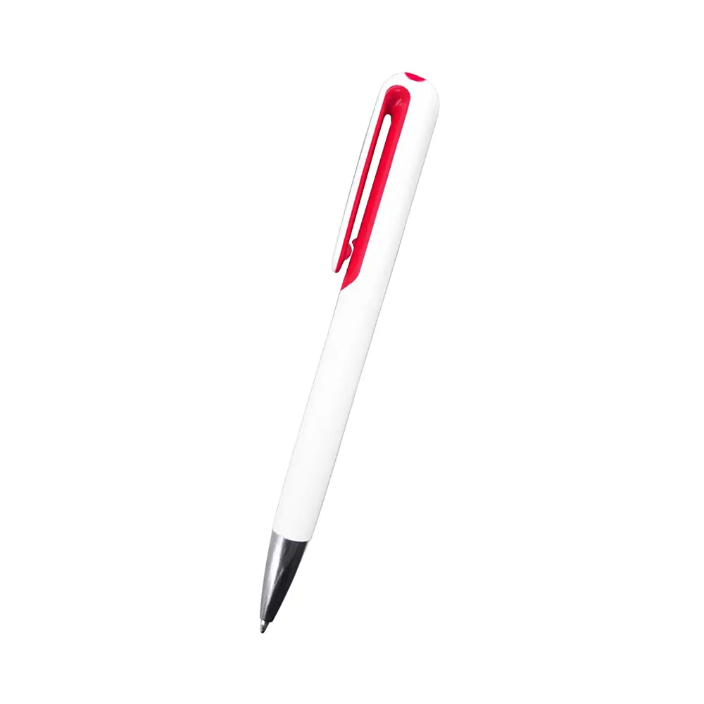 BOLIGRAFO BICOLOR BLANCO CON ROJO