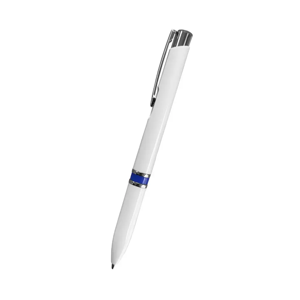 BOLIGRAFO ARTIC BLANCO CON AZUL