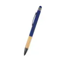 BOLIGRAFO RUBBER BAMBOO TOUCH COLOR AZUL MARINO