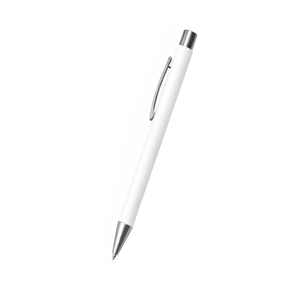 BOLIGRAFO RUBBER CLASICA COLOR BLANCO