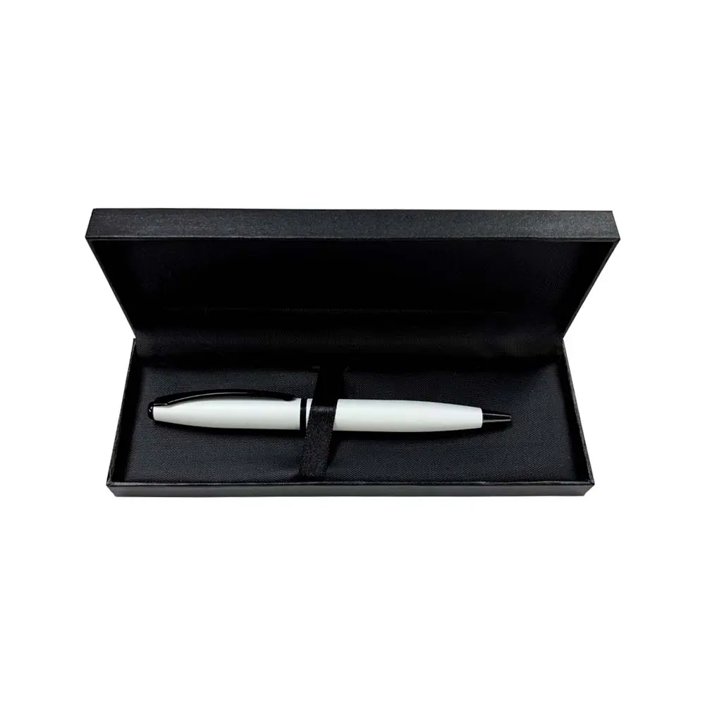 CAJA PREMIUM CON BOLIGRAFO METALICO BLANCO