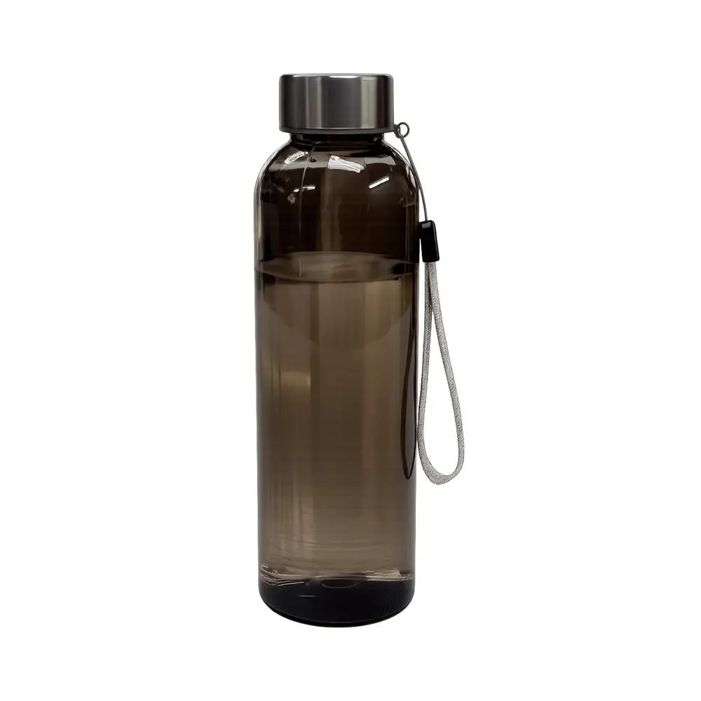 TOMATODO CILINDRO COLOR NEGRO TRASLUCIDO 550ML