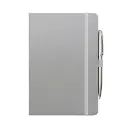CUADERNO META COLOR GRIS CON BOLIGRAFO