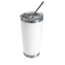 VASO TERMICO TUMBLER CON SORBETE COLOR BLANCO