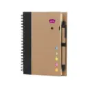 CUADERNO ECOLOGICO HEGA NEGRO CON BOLIGRAFO 