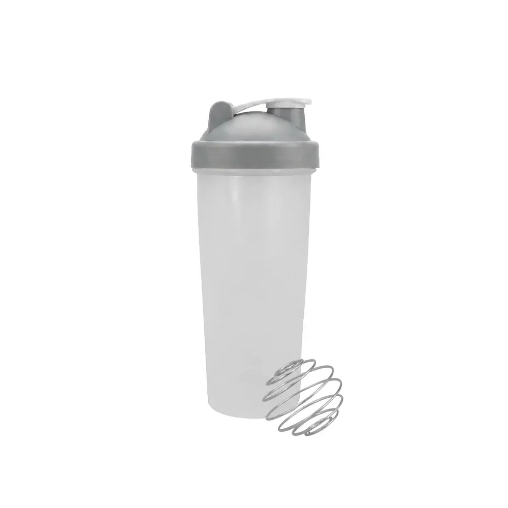 BOTTLE SHAKER CON TAPA GRIS 600 ML