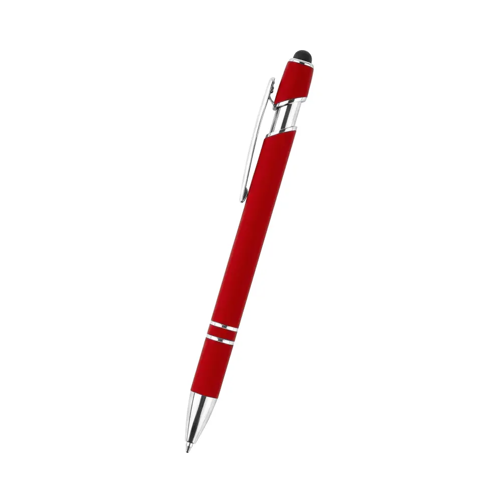 BOLIGRAFO METALICO ROMA ROJO