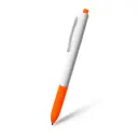 BOLIGRAFO CLICK PLUS BLANCO CON NARANJA