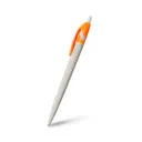 BOLIGRAFO SPACE BLANCO CON NARANJA