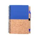 CUADERNO CON BOLIGRAFO CORK AZUL