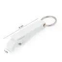 LLAVERO DESTAPADOR FIESTA BLANCO
