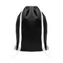 MOCHILA ENCARRUJADA CAMBRELA NEGRO/CORDON BLANCO 40CMX32CM