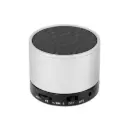 PARLANTE CON RADIO Y BLUETOOTH LENOX PLATEADO