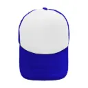 GORRA CAMIONERA DE COLOR AZUL CON BLANCO