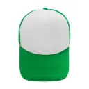 GORRA CAMIONERA DE COLOR VERDE CON BLANCO