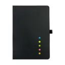 CUADERNO LONDON CON POTS IT Y NOTAS COLOR NEGRO