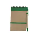 LIBRETA ECOLOGICA HEGA VERDE CON BOLIGRAFO