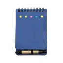 LIBRETA ECOLOGICA TAP AZUL CON POST ITS Y BOLIGRAFO